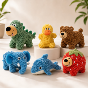 Squeaky Plush-Style Dog Chew Toy