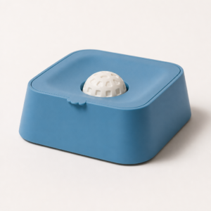 Square PP Slow Feeder Dog & Cat Bowl