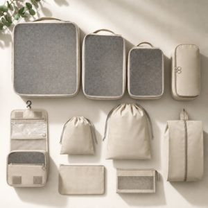 Foldable Polyester Travel Packing Cube Set