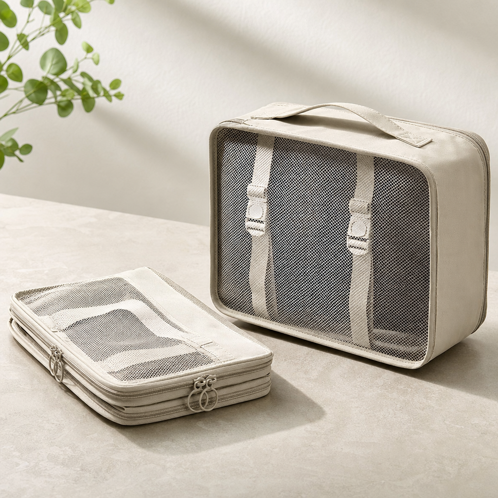 Foldable Polyester Travel Packing Cube Set - Image 3
